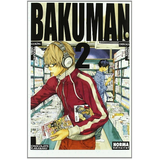 Bakuman No. 2 Editorial Norma Libro x 1.0 BAKUMAN. 2   Autores:Takeshi Obata, Tsugumi Ohba  Colecciones:CÓMIC MANGA  Editoriales:NORMA Editorial  Series:BAKUMAN   ¡LLEGA EL NÚMERO 2 DEL LANZAMIENTO MÁS DESTACADO DEL XVI SALÓN DEL MANGA DE BAR