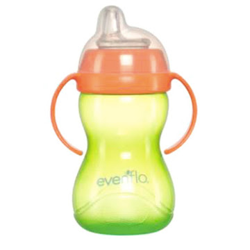 Solo Online Taza Entrenadora Evenflo   Boquilla Suave Color Verde 10 Oz 