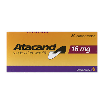 Atacand Candesartán Cilexetilo 16 mg Astrazeneca Caja x 30 Comprimidos  