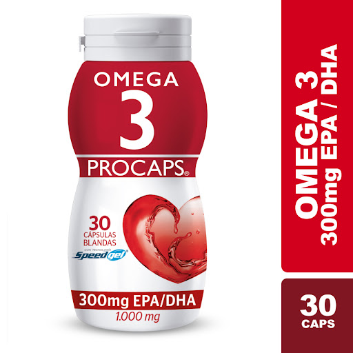 Omega 3 999mg Procaps Frasco X 30 Cápsulas