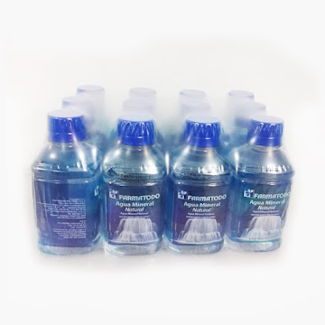 Agua Farmatodo 100% Mineral Natural 250 ml x 12 und  
