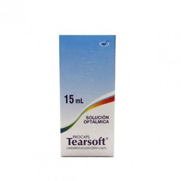 Tearsoft Carboximetilcelulosa 5 mg Solución Oftálmica Procaps Frasco x 15 ml  