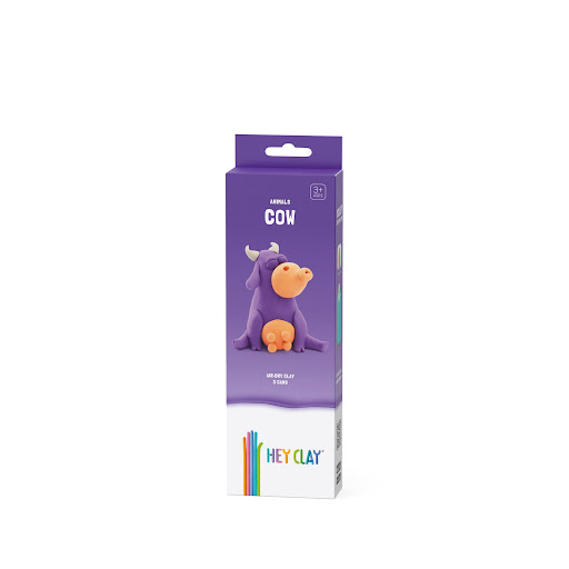 Masa Moldeable Hey Clay Vaca x 5 Colores Hey Clay Caja x 5 La masa moldeable Hey Clay está diseñada para sacarle el máximo partido al modelado, ya que es ligera, suave, maleable y agradable al tacto, lo que permite transmitir con precisión la personalidad de 