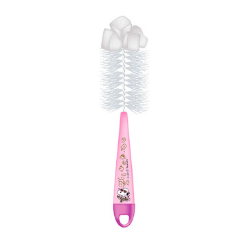 Solo Online Limpiador Peanuts   Cepillo Para Tetero Color Rosado X 1 Unidad 
