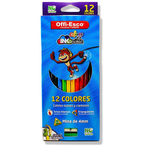 Colores Offi-Esco   Unipunta X 12 Und