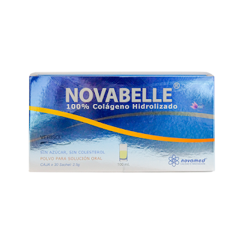 Novabelle Colágeno Hidrolizado 100% Novamed Caja x 30 Sobres  