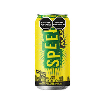 //Bebida Energética Speed Max Extracto De Guaraná Lata X296Ml.            