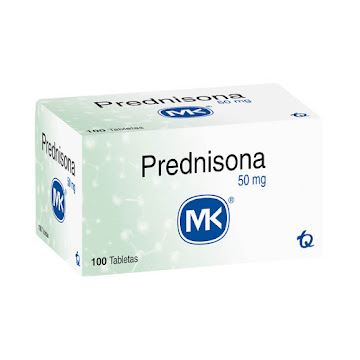 Prednisona MK 50 mg Caja x 100 Tabletas  