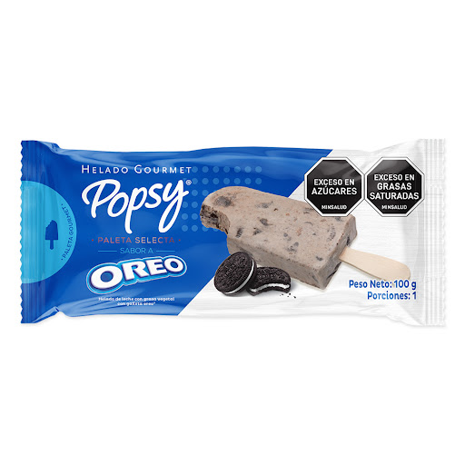 Paleta Popsy Selecta Oreo Individual x 100 gr