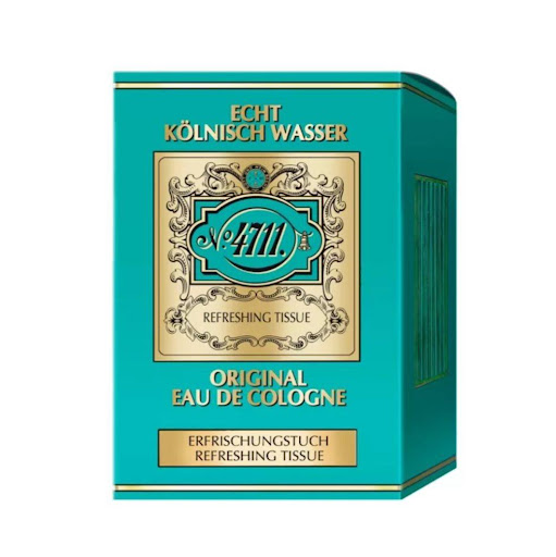 4711 Pañitos Refrescantes Caja 10 Unidades 4711 caja x 10 Siéntete fresco en cualquier lugar: Con las prácticas toallitas refrescantes 4711 Original Eau de Cologne, podrás sentirte fresco en cualquier lugar. Sus ingredientes incluyen limón, bergamota y naran