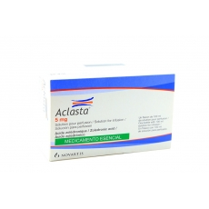 ACLASTA AMP 5MG X   100ML NOVARTIS ACIDO ZOLEDRÒNICO MONOHIDRATO 533 