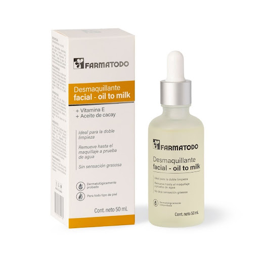 Desmaquillante Facial Farmatodo Oil To Milk x 50 ml