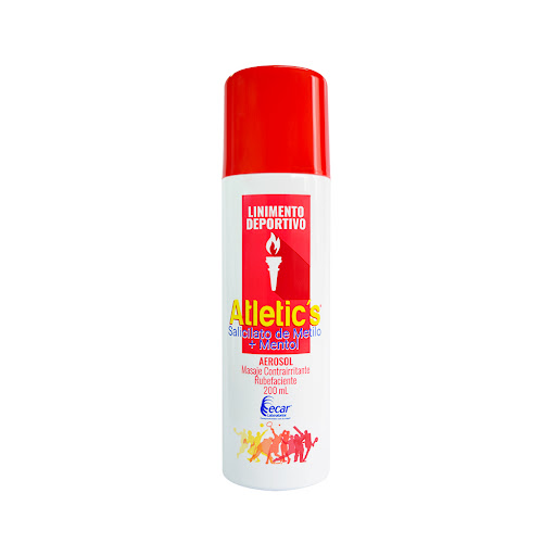 Linimento Deportivo Atletics Aerosol Frasco x 200 ml