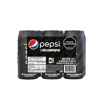 Gaseosa Pepsi Cero   Sixpack x 269 ml 