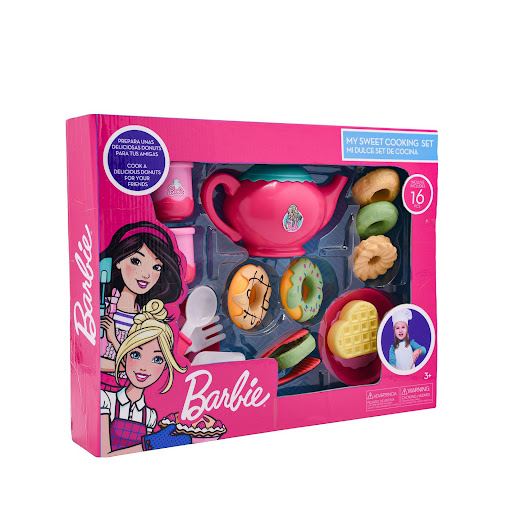 Set De Cocina 16 Piezas Barbie Barbie Caja x 16