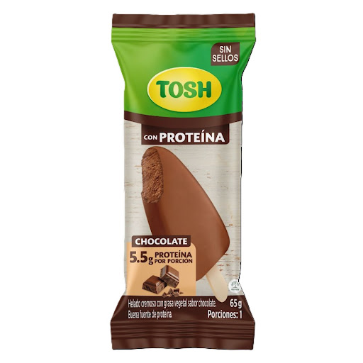Paleta Tosh Proteína Sabor A Chocolate Paquete x 65 g