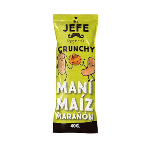 Maní El Jefe Mezcla Maíz Y Marañón x 40 gr