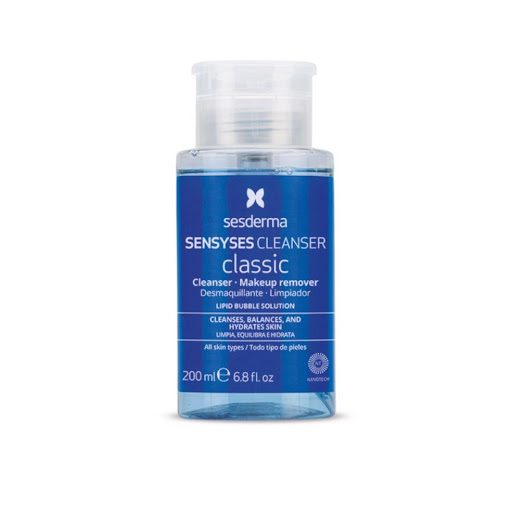 Limpiador Sesderma Sensyses Classic 200Ml Sesderma Envase plástico con valvula  x 1 Aporta limpieza en profundidad con una excelente tolerancia, incluso para las pieles más sensibles. limpia, calma y repara la piel gracias a sus principios activos: Hammamelis y Aloe Vera (calmantes),