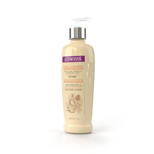 Limpiadora Facial Humectante Enjuagable con Aloe, Miel y Aceites Esenciales LOSANIKA 270g x 1 Higienizante botánico que limpia en profundidad sin resecar. Ideal para piel grasa, mixta o sensible, ayuda a controlar el exceso de grasa y calmar la piel. Con pantenol y miel, hidrata y protege la m