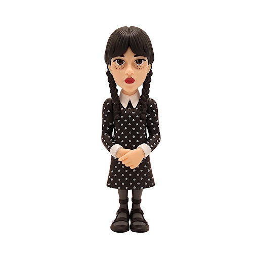 Minix Figura Coleccionable Merlina Serie Wednesday MINIX Caja x 1 ĦSumérgete en el mundo oscuro y fascinante de la Serie Wednesday con la Figura Coleccionable Merlina de Minix! Esta figura cuidadosamente detallada captura a Merlina Addams en su característico atuend