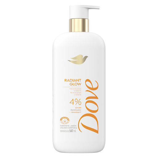 Jabón Dove Líquido Corporal Radiant Glow Botella x 547 ml