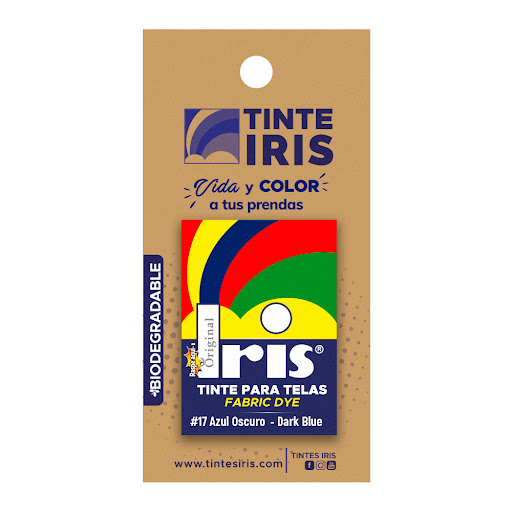 Colorante Textil Iris Azul Oscuro #17 x 1 und 