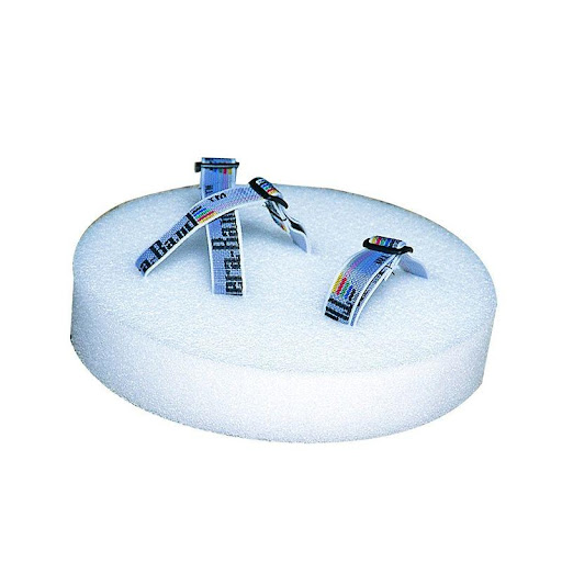 Disco Para Natación Theraband UN x 1 Dispositivo flotante y funcional diseñado para ejercicios y terapias acuáticas, ideal para el fortalecimiento y rehabilitación de músculos en piernas y pantorrillas. Su resistencia al movimiento en el