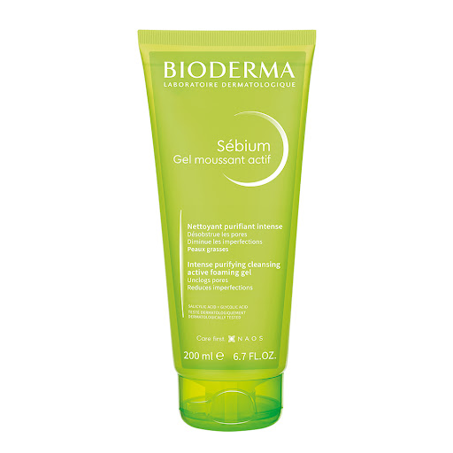 Gel Limpiador Bioderma Sebium Moussant Actif x 200 ml