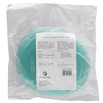 Canula Nasal Inverfarma 7 Metros Pediátrica Paquete x 1 und  