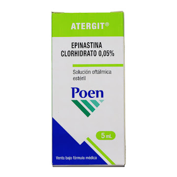 Atergit Epinastina 0.05% Solucion Oftalmica Frasco x 5 ml  