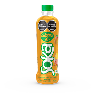 Refresco Soka Mango   Botella x 410 ml 