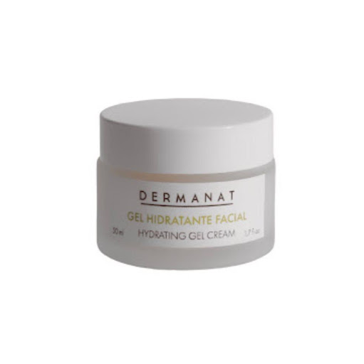 Gel Hidratante Facial Dermanat Acido Hialuronico X 50 Ml  Dermanat  50 ml x 1 Gel con ácido hialurónico y ceramidas que hidrata y protege, ideal para piel mixta. Formulada con dos tipos de Ácido Hialurónico, Ceramidas, Colágeno y extractos naturales