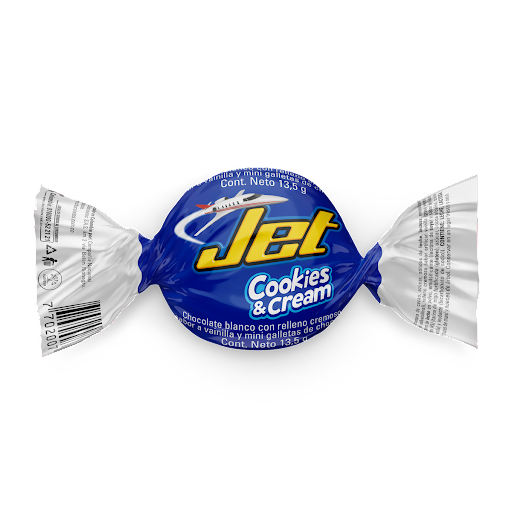 Chocolatina Jet Burbuja Cookies Y Cream x 13.5 gr