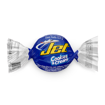 Chocolatina Jet Burbuja Cookies Y Cream x 13.5 gr  