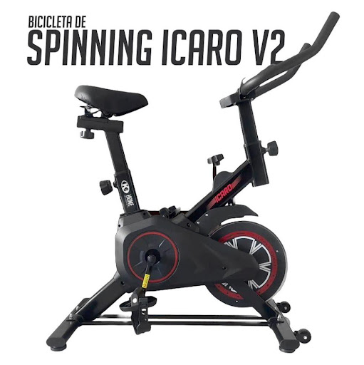 Bicicleta de Spinning Icaro V2 K6 K6 Caja x 1 Modelo: Spinning Icaro V2 K6Lleva tu entrenamiento al siguiente nivel con nuestra bicicleta de spinning. Diseño ergonómico y ajustable para personalizar tu entrenamiento. Sistema de resistencia mecáni