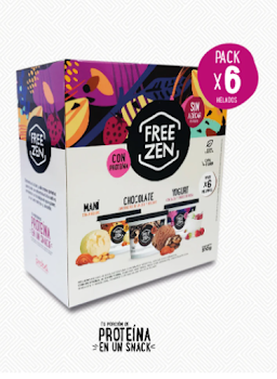 Helado Freezen Surtido Rojo Pack 6 und x 510 gr  