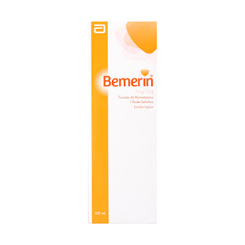 Bemerin Mometasona + Ácido Salicílico 0,1% 5% Abbott Loción Tópica x 120 ml  