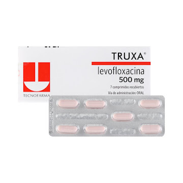 Truxa Levofloxacina 500 mg Tecnofarma Caja x 7 Comprimidos  