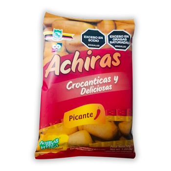 Pasabocas Achiras Del   Huila Picante Paquete x 30 g  