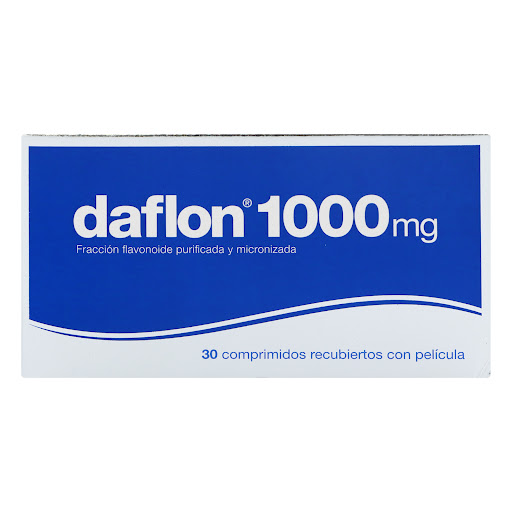 Diosmina + Espiridina Daflon 1000 mg Caja x 30 Comprimidos