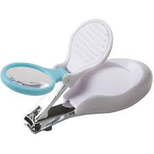 Corta Uñas Safety Con Lupa Bebe x 1 und