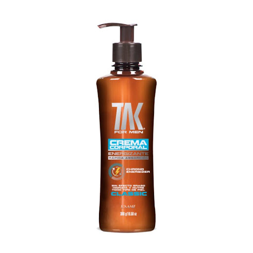 CREMA CORPORAL ENERGIZANTE CLASSIC TACFORMEN 300g TACFORMEN 300gr x 1 CREMA CORPORAL ENERGIZANTE TAC PARA HOMBRES esta es la única crema corporal Energizante para hombres de rápida absorción y sin efecto graso para todo tipo de piel.  su fórmula ligera tiene una fraganc