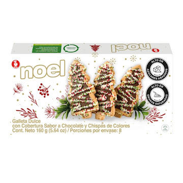 Galleta Noel Navidad Arbolito x 160 gr  