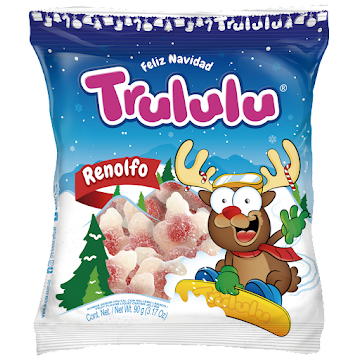 Gomitas Trululu Renolfo Edición Navidad x 90 gr  