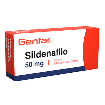 Sildenafil 50 mg Genfar Caja x 2 Tabletas  