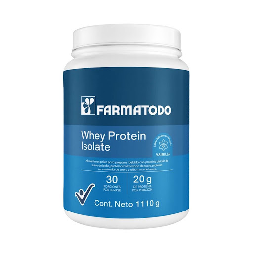 Proteína Whey Protein Farmatodo Sabor Vainilla x 1110 gr