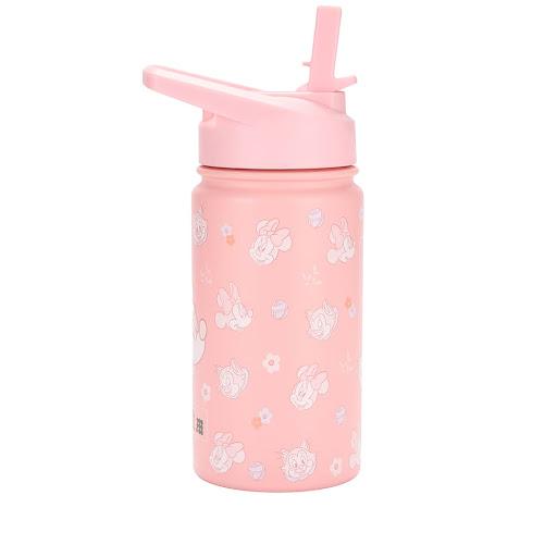 Termo para niños Jr + Disney Minnie Pink Cubitt Bolsa x 1 Termo para niños Cubitt Jr + Disney: Hidratación divertida para niños. 414 ml, conserva frío 24h y caliente 12h. Con pajilla, acero inoxidable libre de BPA y tapa antifugas.