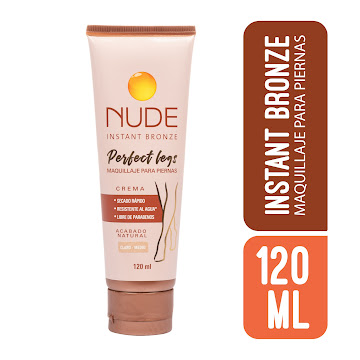Crema Nude Bronceo Instantáneo Tono Claro Medio x 120 ml  