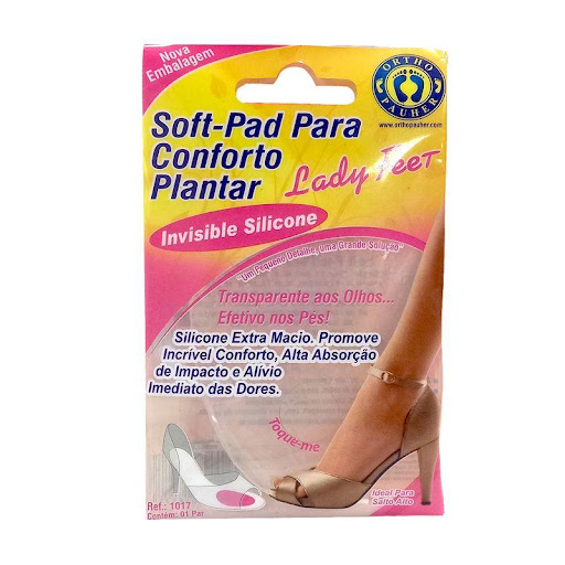 Apoyo Plantar Lady Feet Talla Única Ortho Pauher Orthopauher Individual x 1 Apoyo plantar elaborado en silicona transparente brinda comodidad y confort