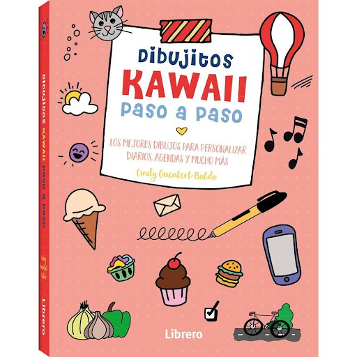 Dibujitos Kawaii Paso A Paso Librero Libro x 1.0 Dibujitos Kawaii Paso A Paso  Si quieres dar un toque artístico y divertido a tu diario o agenda, decóralos con dibujitos que saquen a relucir tu personalidad. Esta colección de más de 200 motivos dib